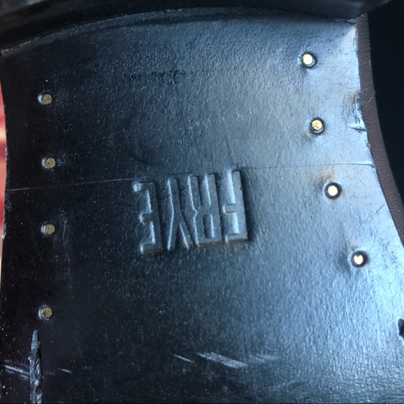 Frye 8B tall leather boots brown - Picture 10 of 14